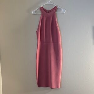 BCBGMAXAZRIA Bodycon Pink Rose Dress